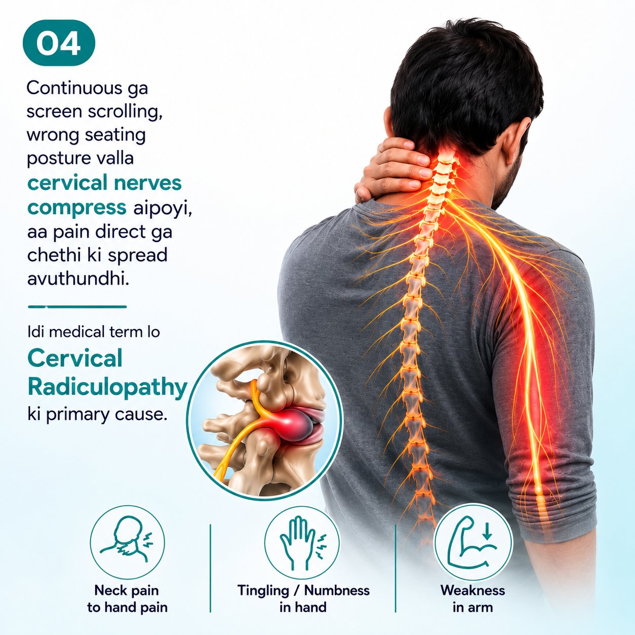 Carousel slide: cervical radiculopathy